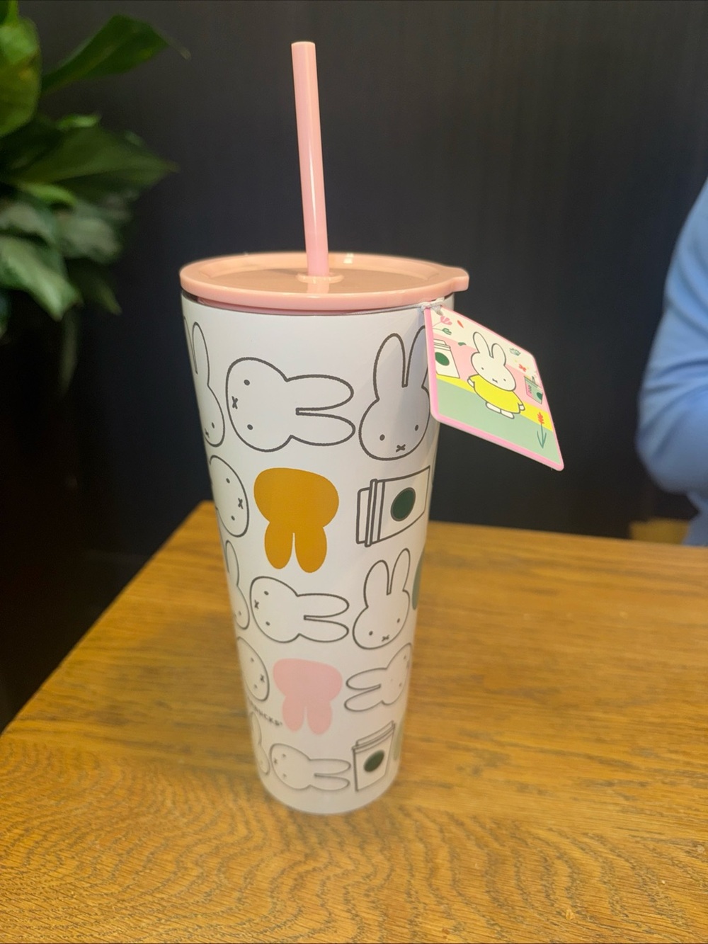NWT STARBUCKS x Miffy Stainless Steel Tumbler Cup Pink Limited Edition